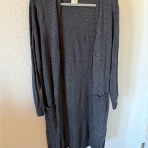 Matty M Charcoal Knit Cardigan